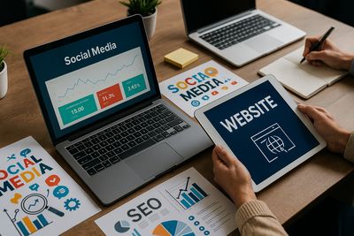 Website, SEO & Social Media